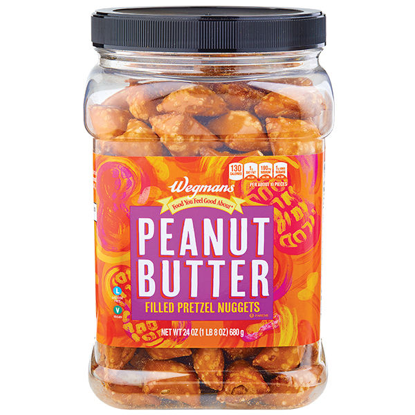 Wegmans Peanut Butter Filled Pretzel Nuggets 10 Oz