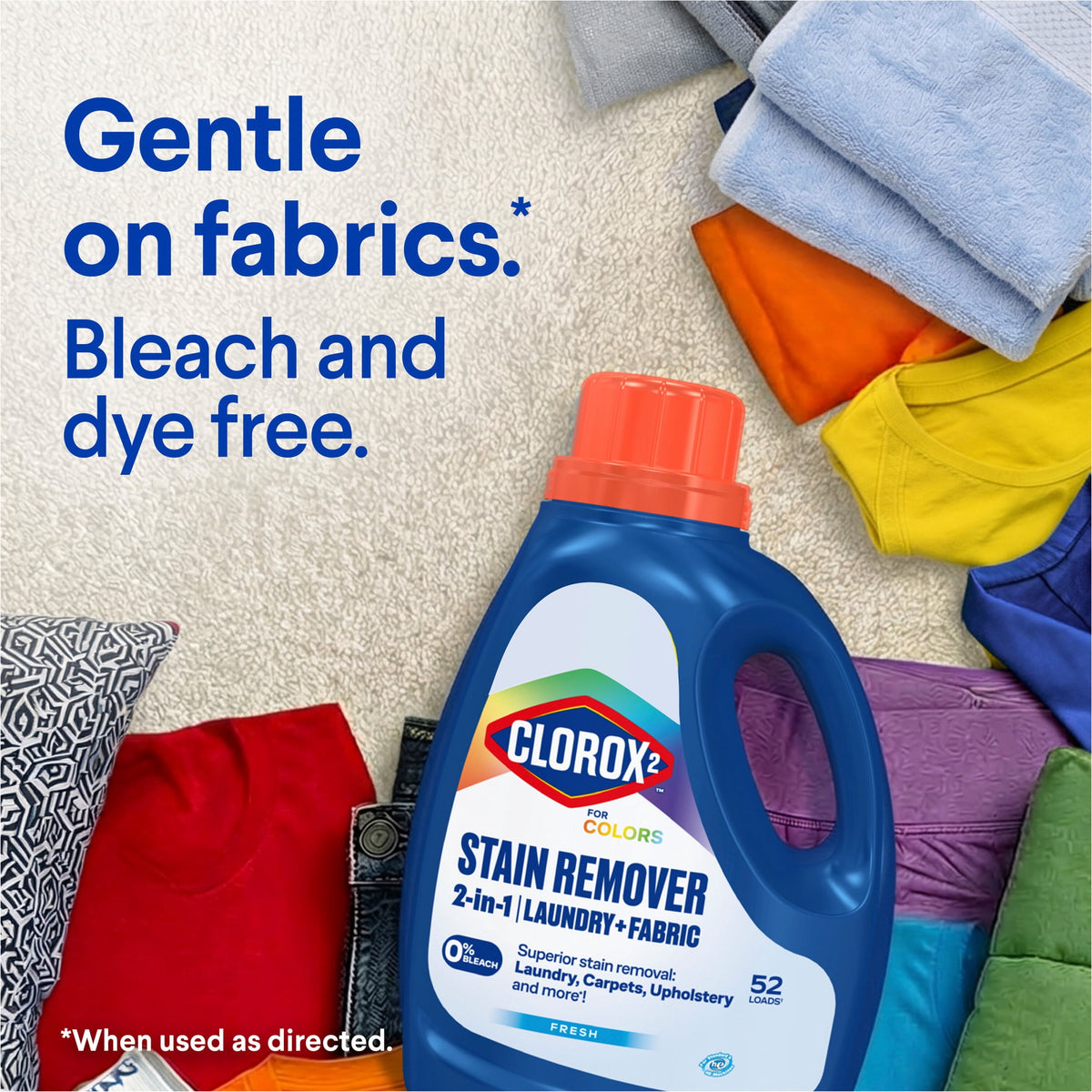Clorox 2 For Colors Stain Remover Bleach Free Fresh Scent 88 fl oz