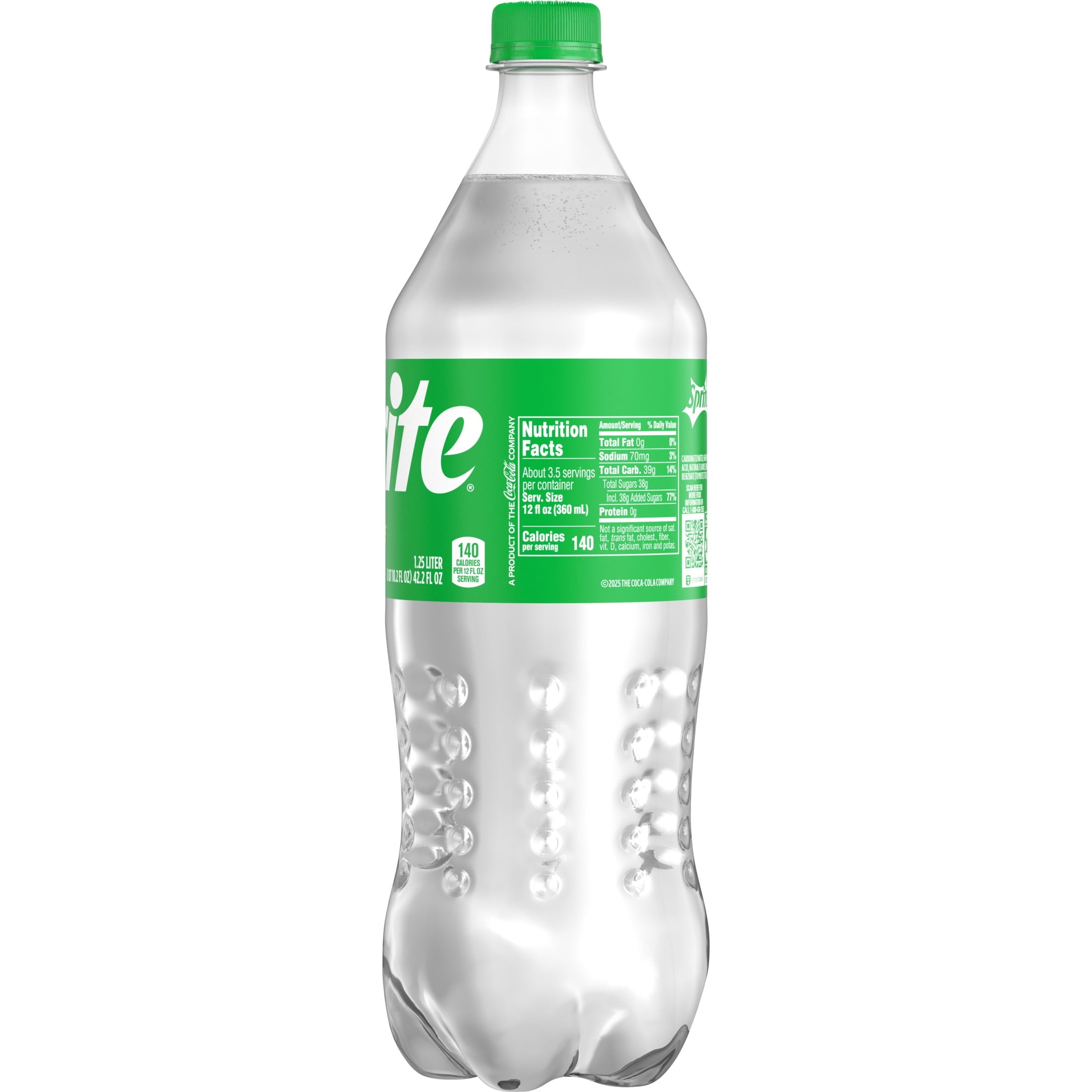 Sprite Lemon-Lime Caffeine Free Soda Pop Bottle 1.25 Liters