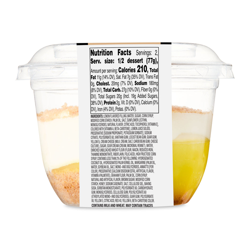 Lemon French Style Cheesecake Mousse Cup 5.25 Oz 1 Count Marketside