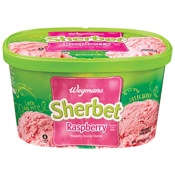 Wegmans Raspberry Sherbet 48 Fl Oz