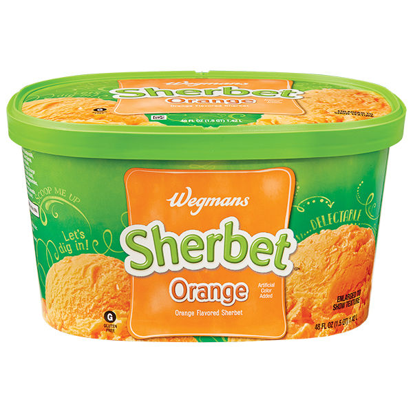 Wegmans Orange Sherbet 48 Oz