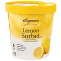 Wegmans Lemon Sorbet Smooth & Refreshing 1 Pint