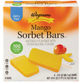 Wegmans Mango Sorbet Bars 6 Count