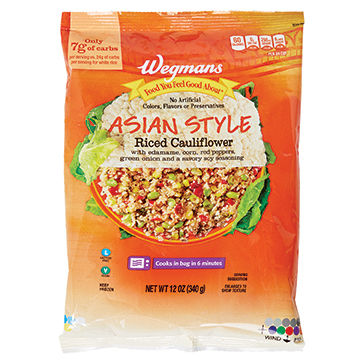 Wegmans Frozen Asian Style Riced Cauliflower