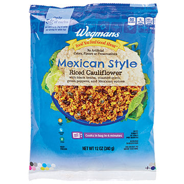 Wegmans Mexican Style Riced Cauliflower 12 Oz