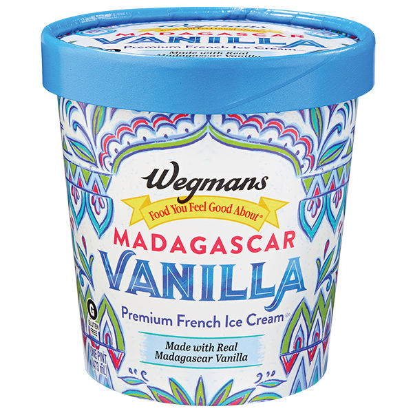 Wegmans Madagascar Vanilla Premium French Ice Cream 16 fl. oz.