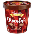 Wegmans Chocolate Premium French Ice Cream 1 Qt