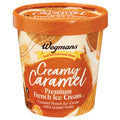 Wegmans Creamy Caramel Premium French Ice Cream 1 Pt