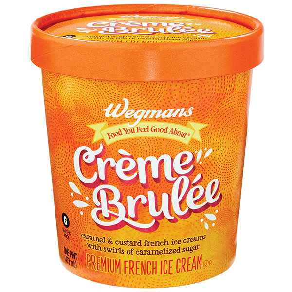 Wegmans Creme Brulee French Ice Cream 16 Oz