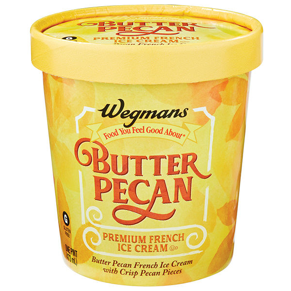 Wegmans Butter Pecan Premium French Ice Cream 16 fl. oz.