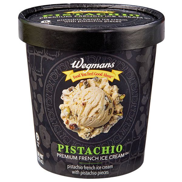 Wegmans Pistachio Premium French Ice Cream 16 fl. oz.