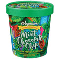 Wegmans Mint Chocolate Chip Premium French Ice Cream 1 Pt