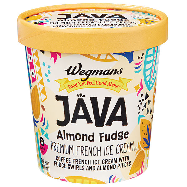 Wegmans Java Almond Fudge Premium French Ice Cream 1 Pint