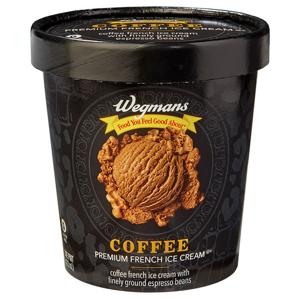 Wegmans Premium French Coffee Ice Cream 1 Pt