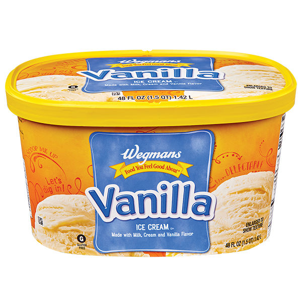 Wegmans Vanilla Ice Cream 48 Fl Oz