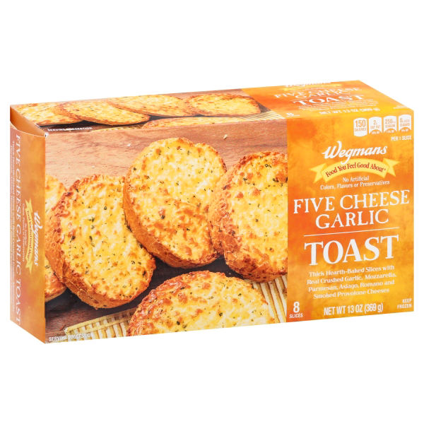 Wegmans Frozen Five Cheese Garlic Toast 8 Slices