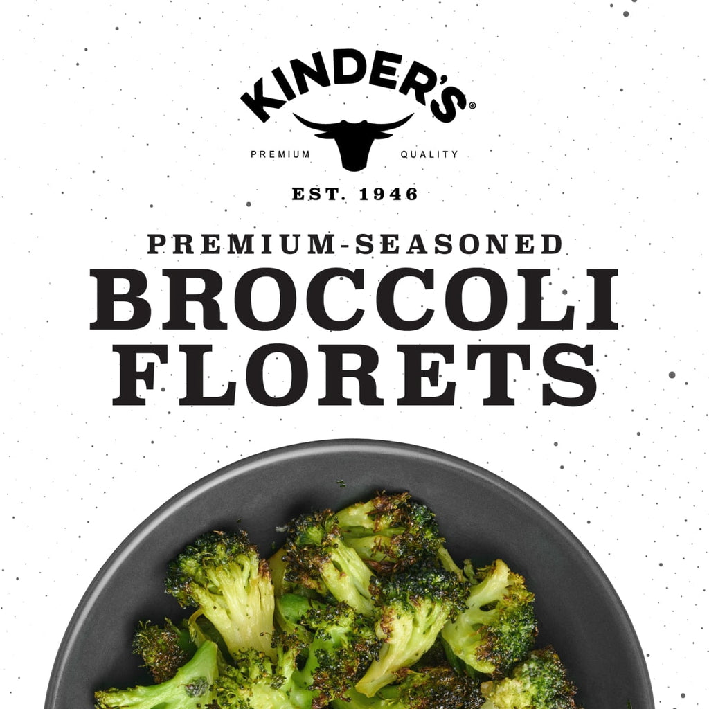 Kinder's Garlic & Herb Broccoli Florets Frozen 13.5 Oz