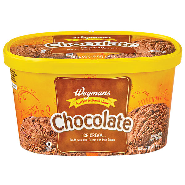 Wegmans Chocolate Ice Cream 48 fl. oz.