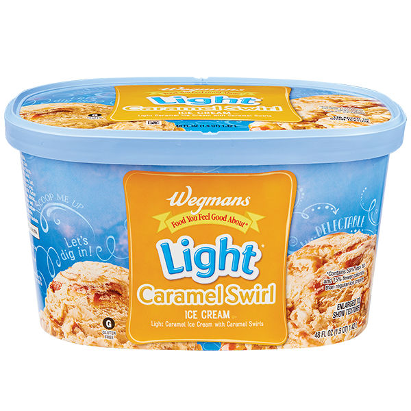 Wegmans Light Caramel Swirl Ice Cream 48 fl. oz.
