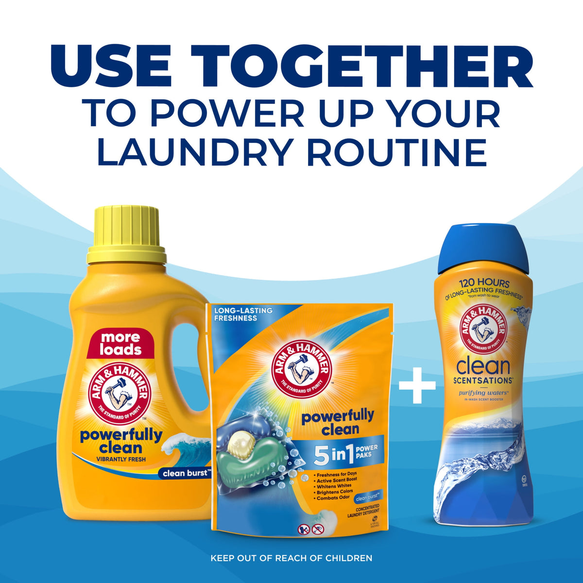 ARM & HAMMER Clean Burst Liquid Laundry Detergent 43 fl oz 43 Loads