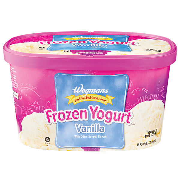Wegmans Vanilla Food You Feel Good About Frozen Yogurt 48 fl. oz.