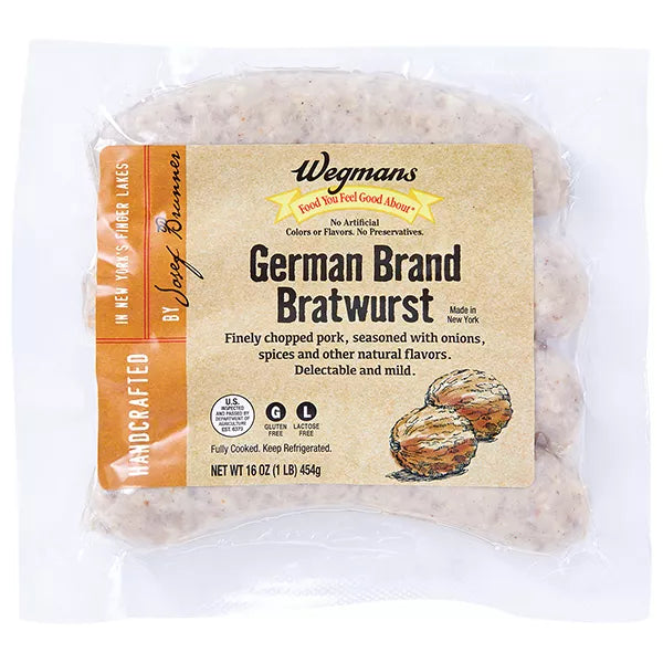 Wegmans German Brand Bratwurst