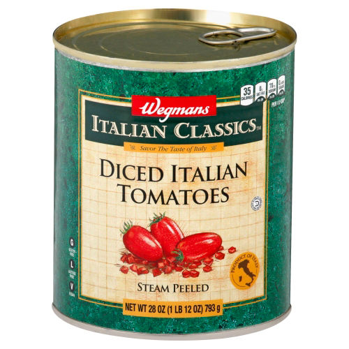 Wegmans Diced Italian Tomatoes 28 Oz