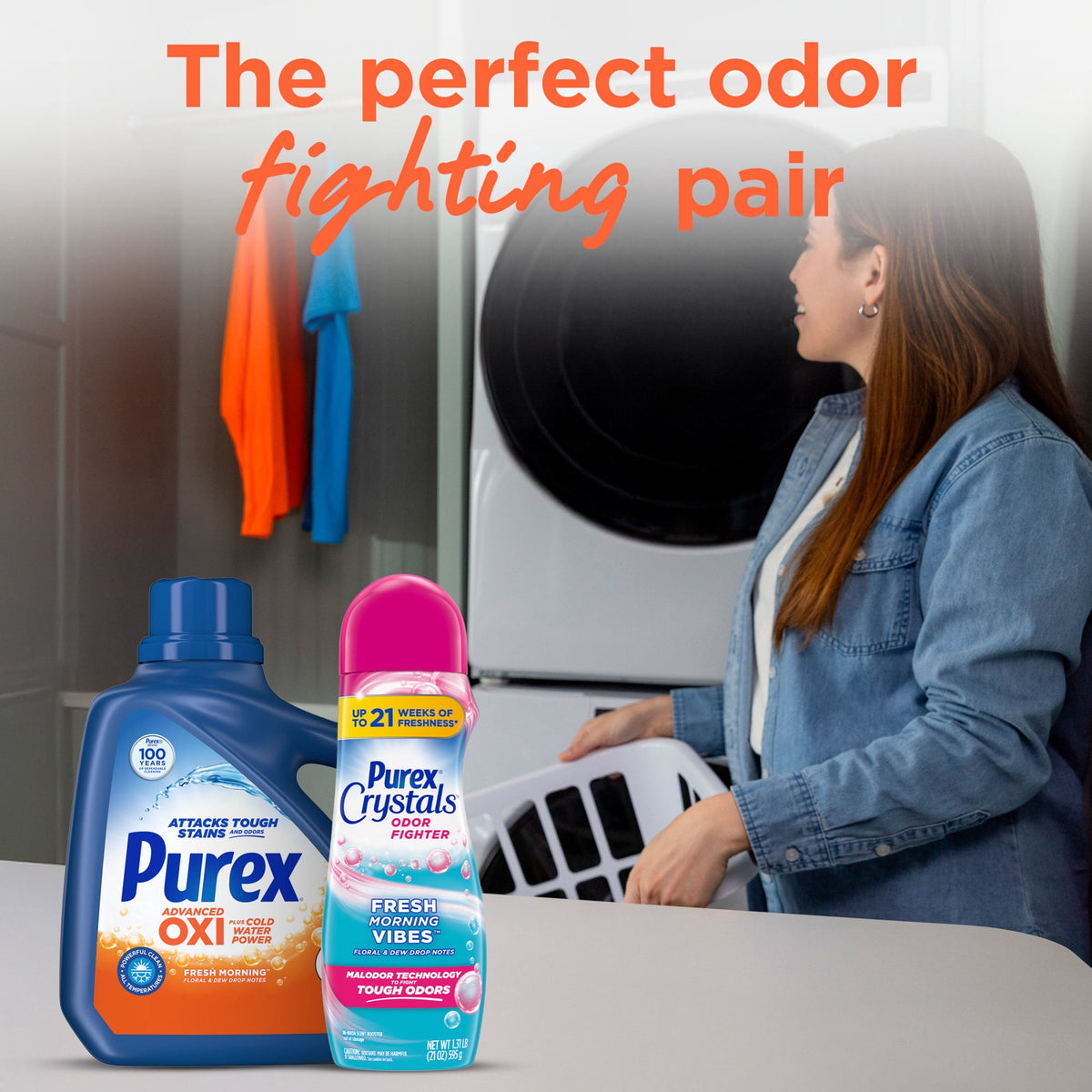 Purex Advanced Oxi with Odor Fighter Liquid Laundry Detergent 128 fl oz 85 Loads