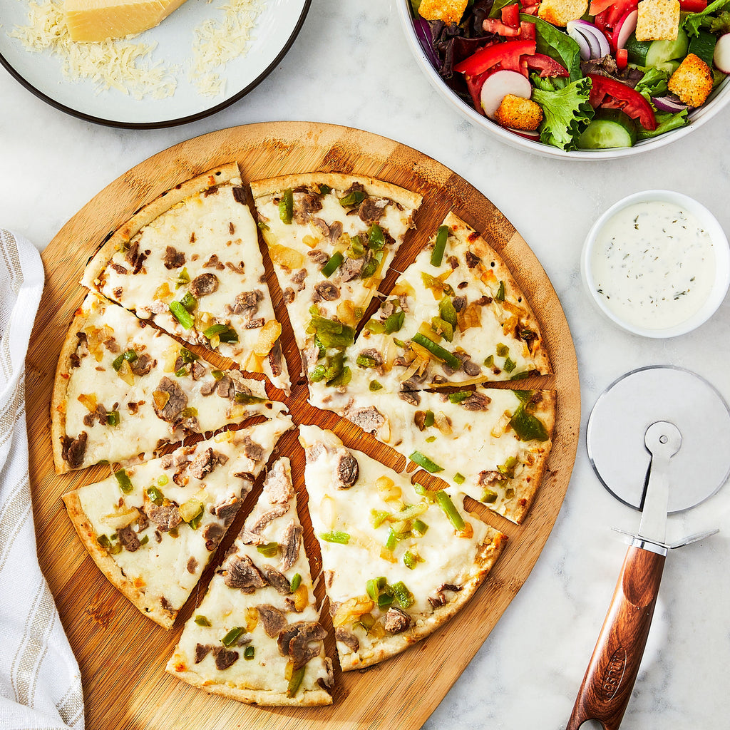 Great Value Thin Crust Philly Cheesesteak Pizza Frozen 17.25 Oz