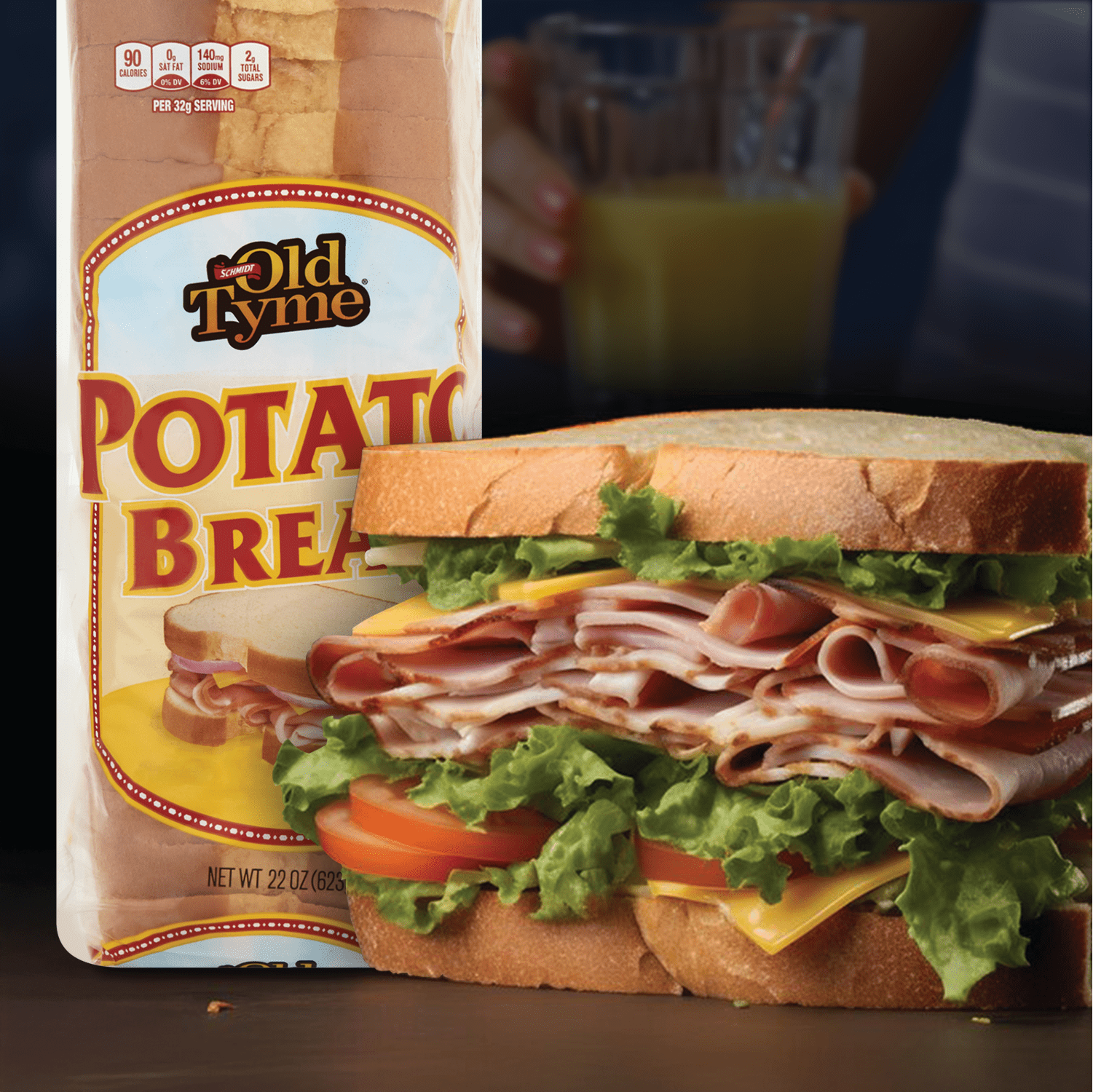 Old Tyme Potato Bread 20 Oz 1 Count