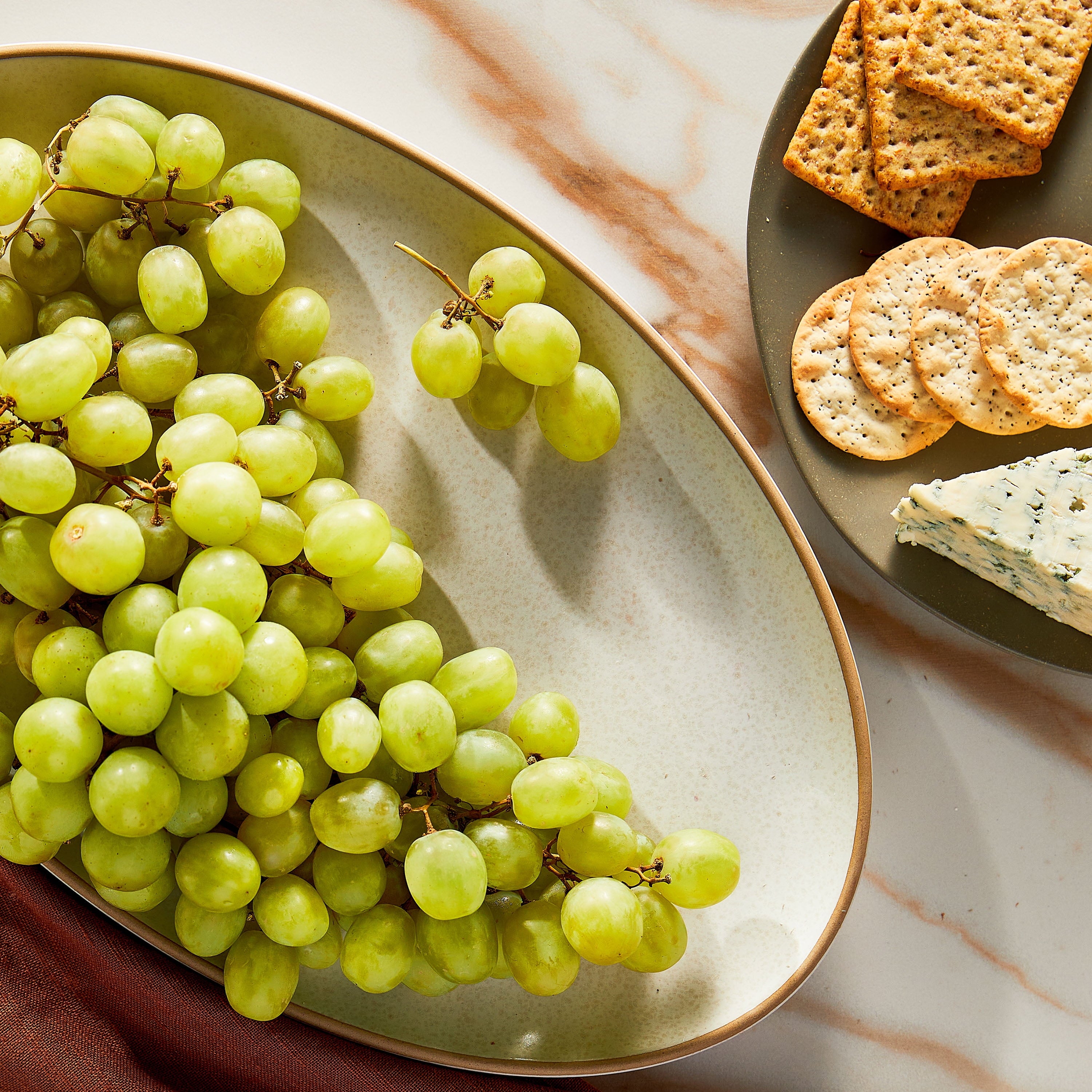 Fresh Green Seedless Grapes 2.25 Lb Bag
