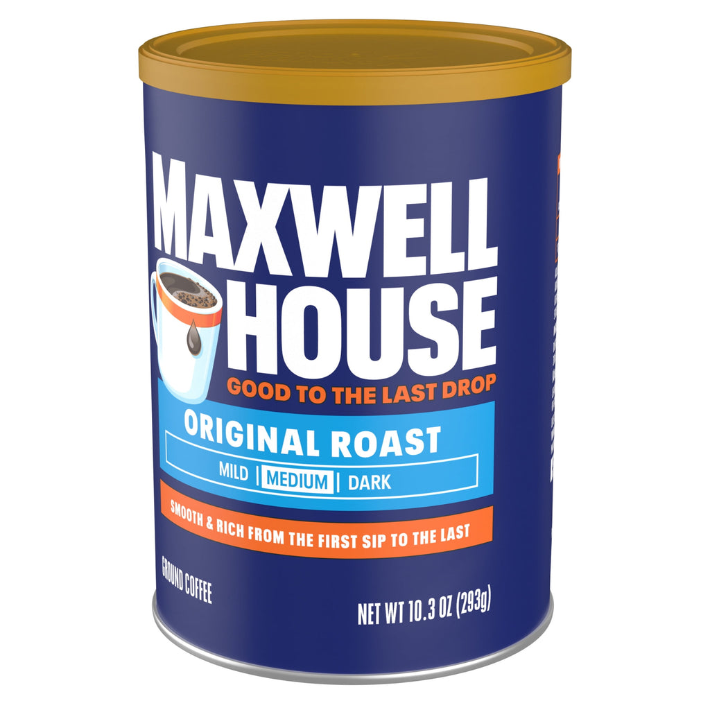 Maxwell House Original Roast Naturally Caffeinated Medium Roast Ground Coffee 10.3 oz Canister