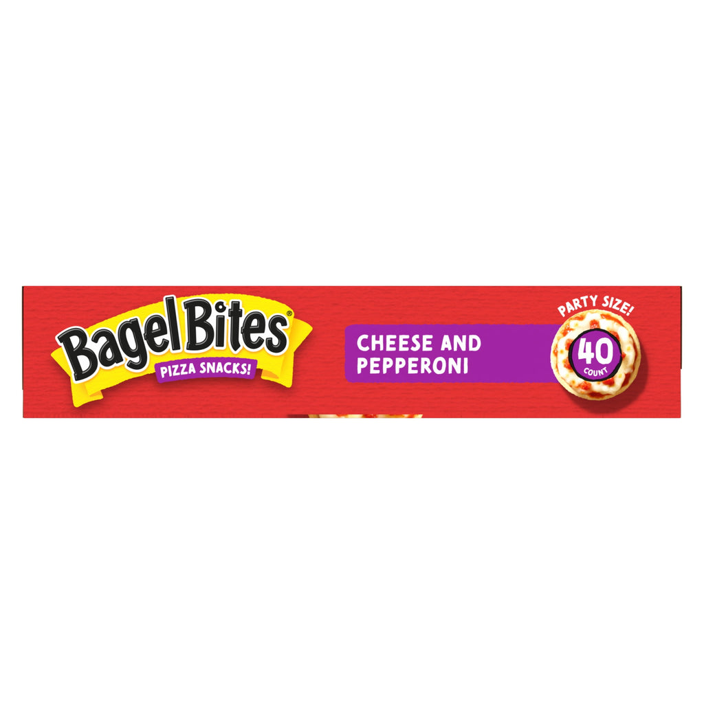Bagel Bites Cheese And Pepperoni Mini Pizza Bagel Frozen Snacks 40 Count 2.62 Lb