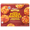 Wegmans Mini Uncured Pepperoni Pizza Bagels 40 Count 31.1 Oz