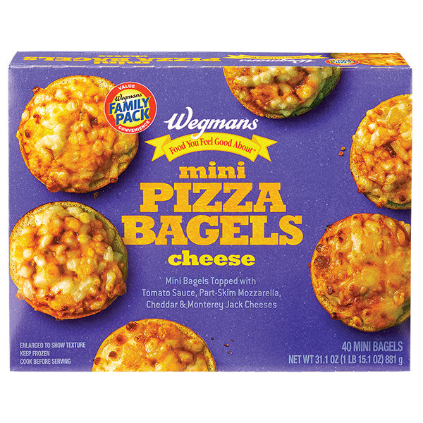Wegmans Mini Cheese Pizza Bagels 40 Count 31.1 Oz