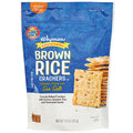 Wegmans Ancient Grains with Sea Salt Brown Rice Crackers Family Pack 10 Oz