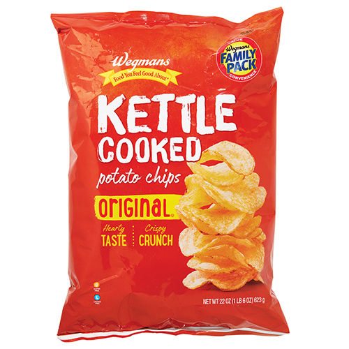 Wegmans Kettle Cooked Potato Chips Original 22 Oz