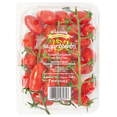 Wegmans Sugar Bombs Grape Tomatoes on the Vine 1 Pint