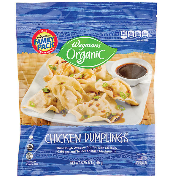 Wegmans Organic Frozen Chicken Dumplings Family Pack