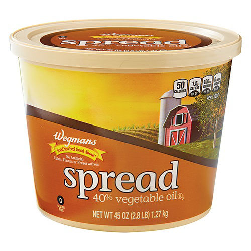 Wegmans 40% Vegetable Oil Spread 45 oz