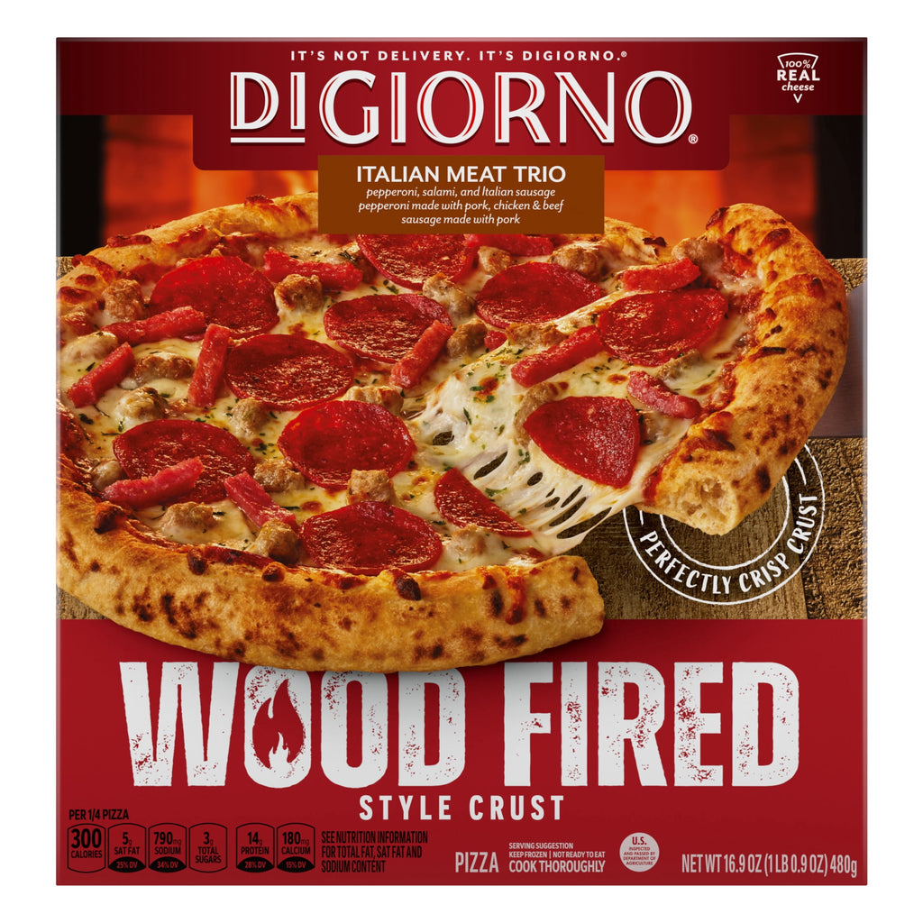 DiGiorno Italian Meat Trio Wood Fired Style Crust Frozen Pizza 16.9 Oz