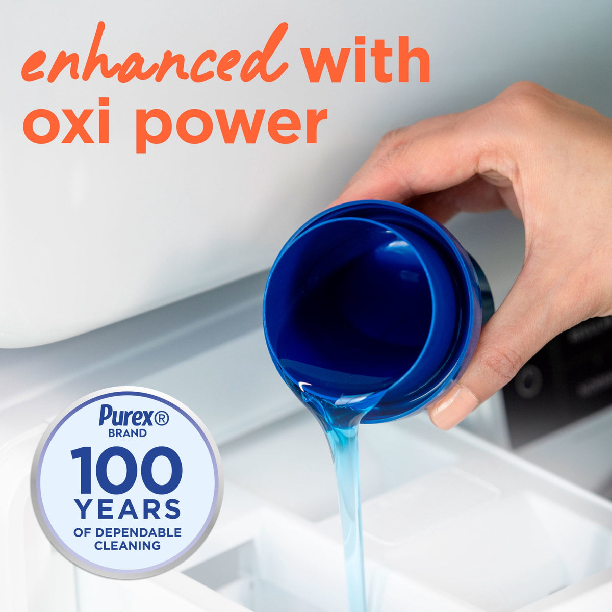 Purex Advanced Oxi + Odor Fighter Liquid Laundry Detergent Fresh Morning 199 fl oz 145 Loads
