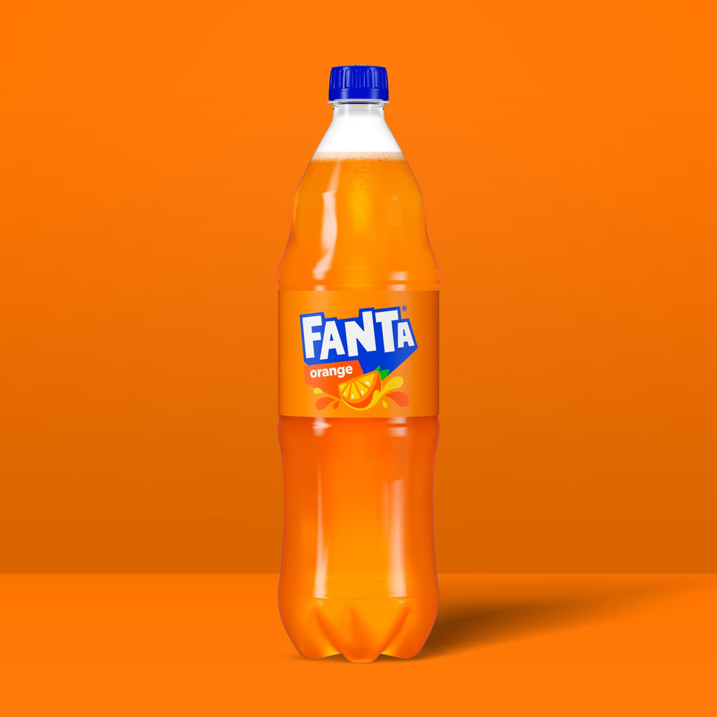 Fanta Orange Soda Pop Bottle 1.25 L