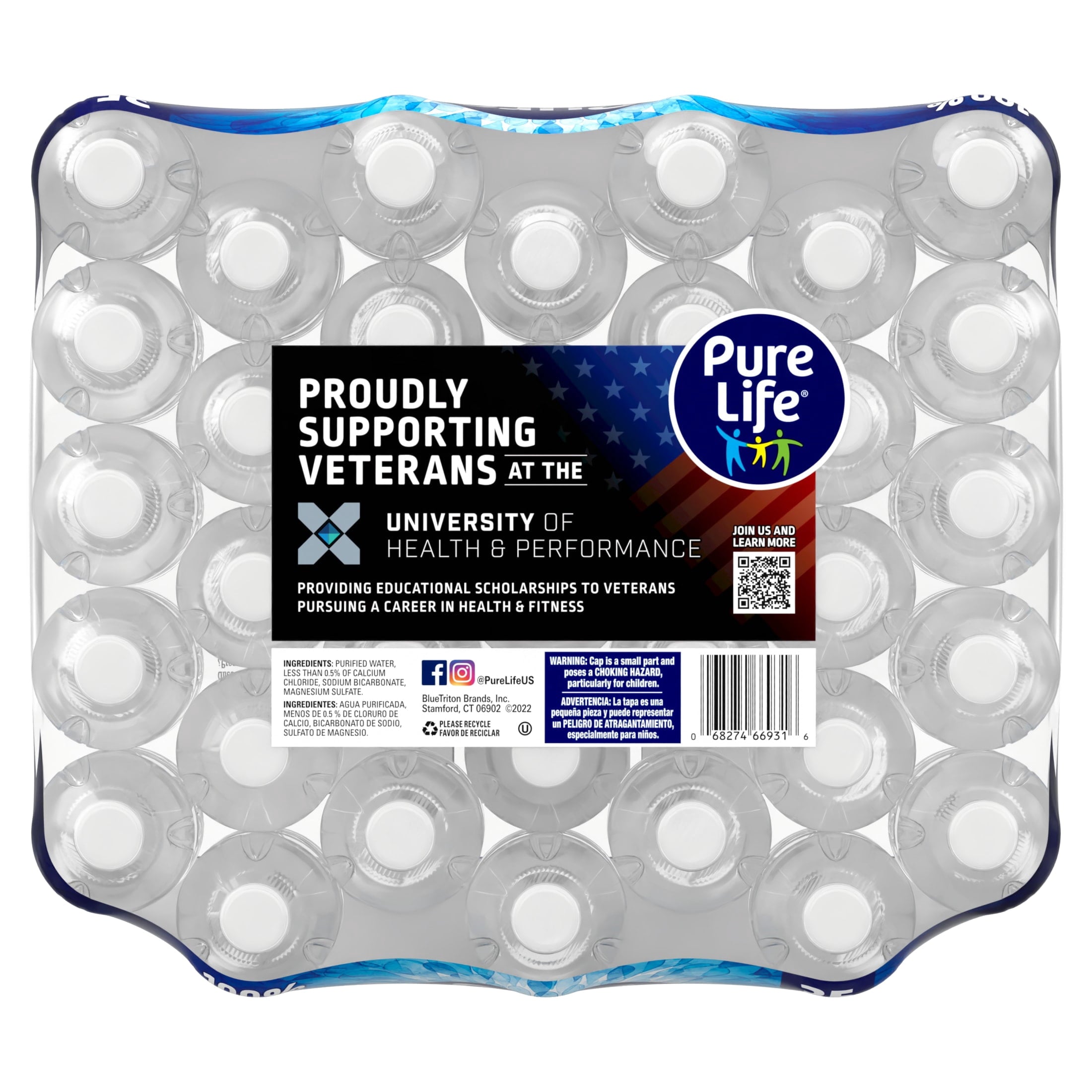 Pure Life Purified Water 16.9 fl oz Plastic Bottles 35 Pack