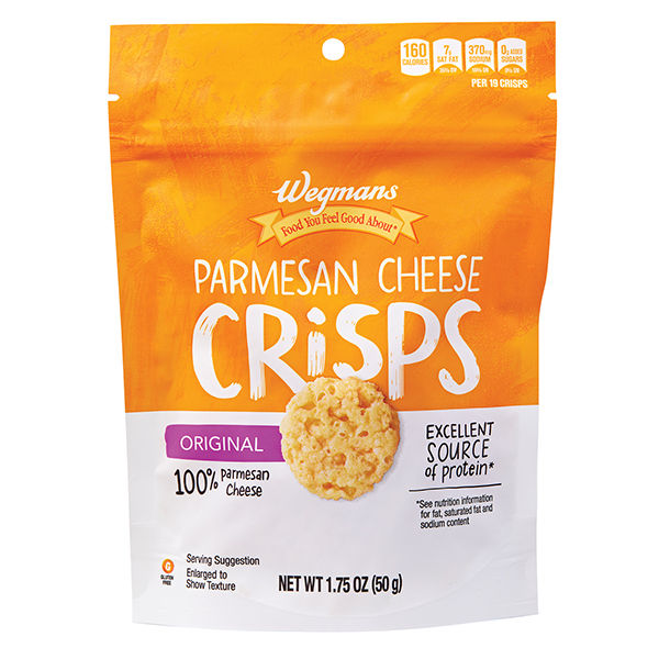 Wegmans Parmesan Cheese Crisps Original 1.75 Oz