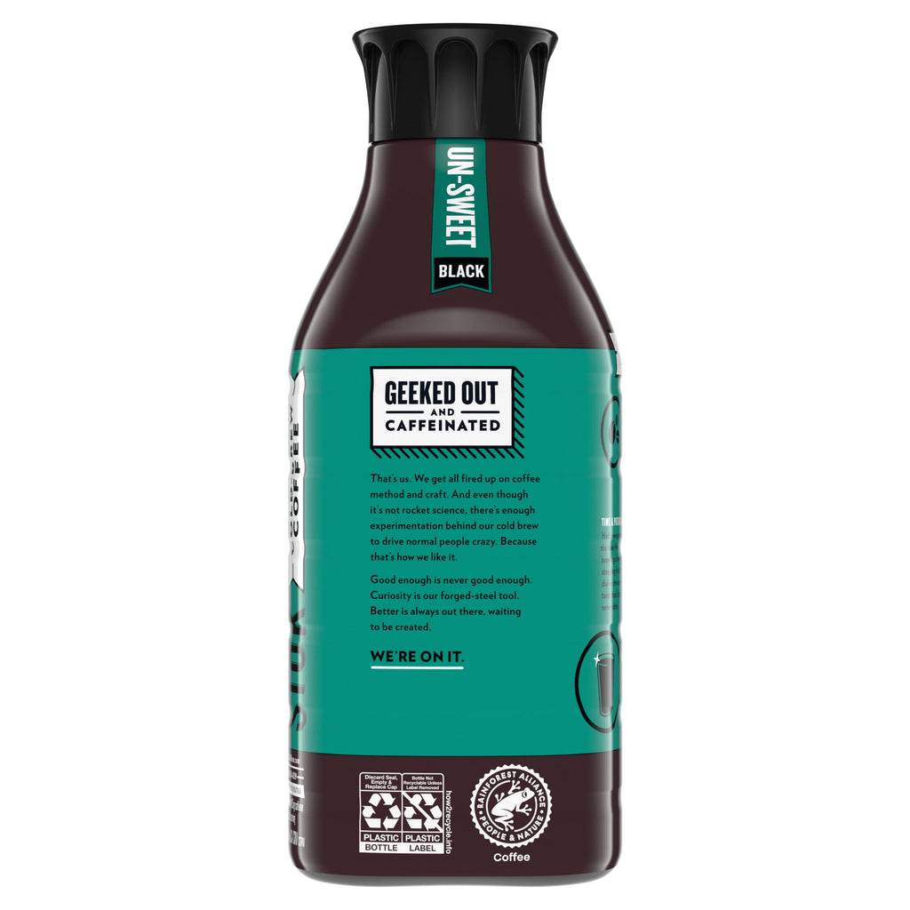 SToK Bold & Smooth Medium Roast Black Unsweetened Ready to Drink Cold Brew Coffee 48 fl oz Bottle