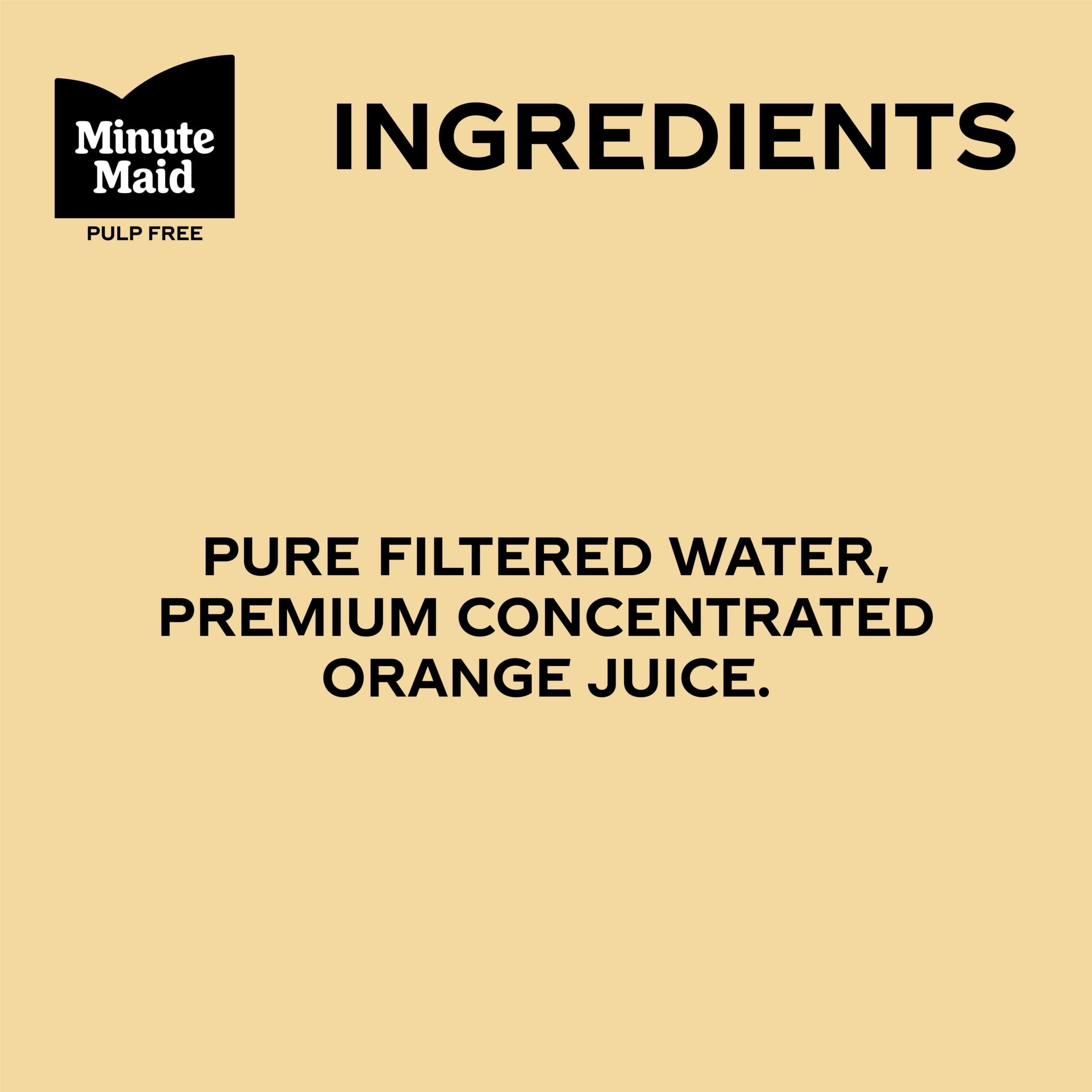 Minute Maid Pulp Free Orange Juice 59 fl oz Carton