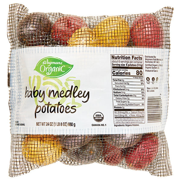 Wegmans Organic Baby Medley Potatoes 24 Oz