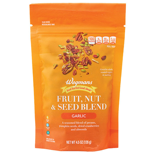 Wegmans Garlic Fruit Nut and Seed Blend 4.5 oz